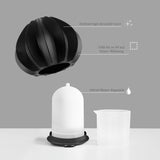 Black Aroma Diffuser Keramik + GRATIS Aroma Öl White Lotus